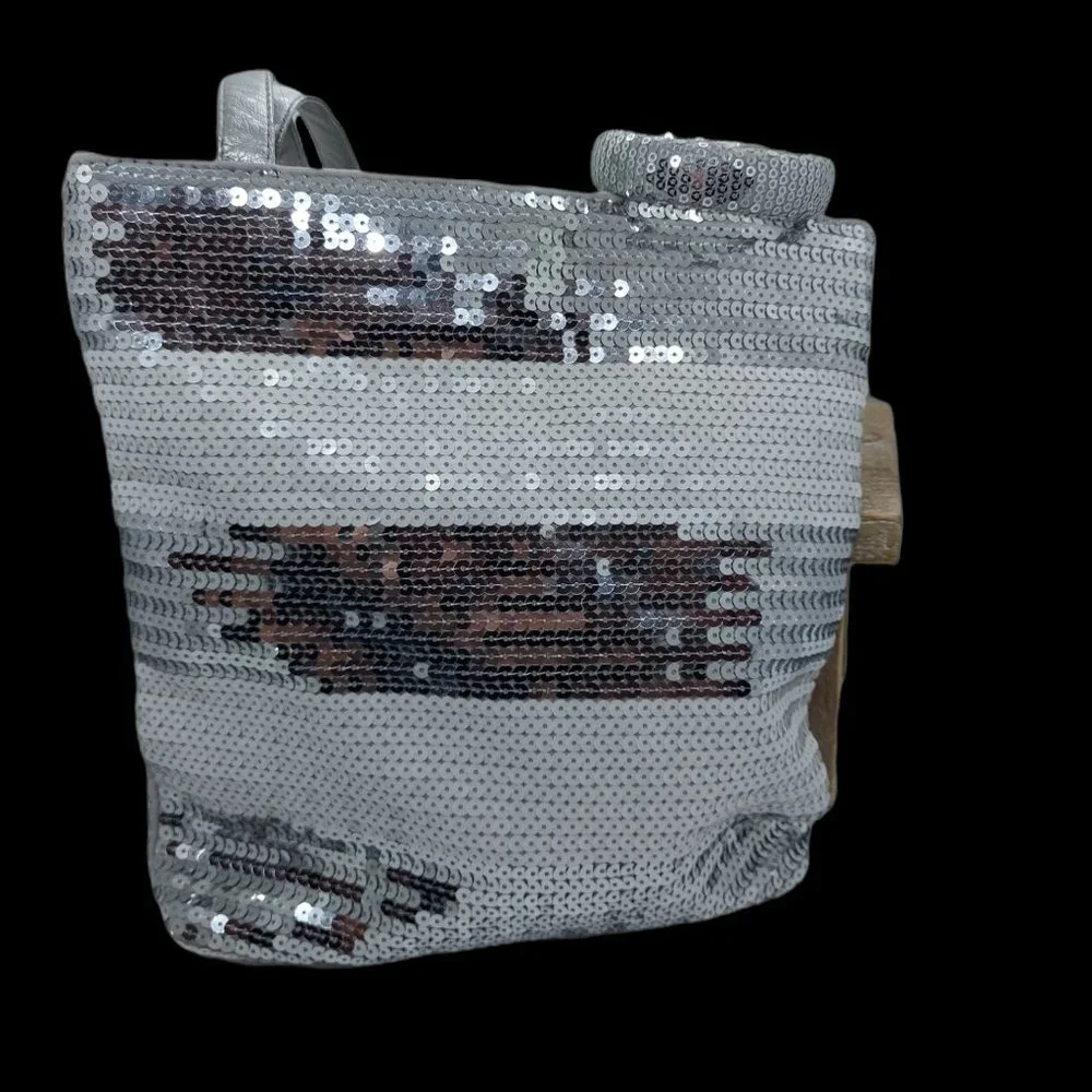 Limited Too Fully Sequined Small Bag with Matching Bracelet - Picture 1 of 6